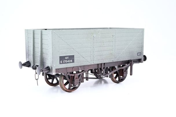 Northern Fine Scale Gauge 1 10mm BR Grey 7-Plank Side & End Door Wagon No.E175426 - Boxed