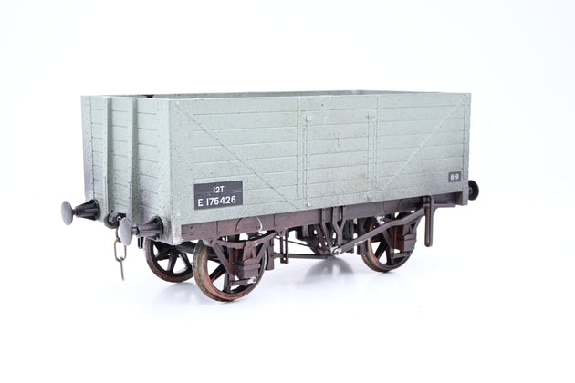 Northern Fine Scale Gauge 1 10mm BR Grey 7-Plank Side & End Door Wagon No.E175426 - Boxed