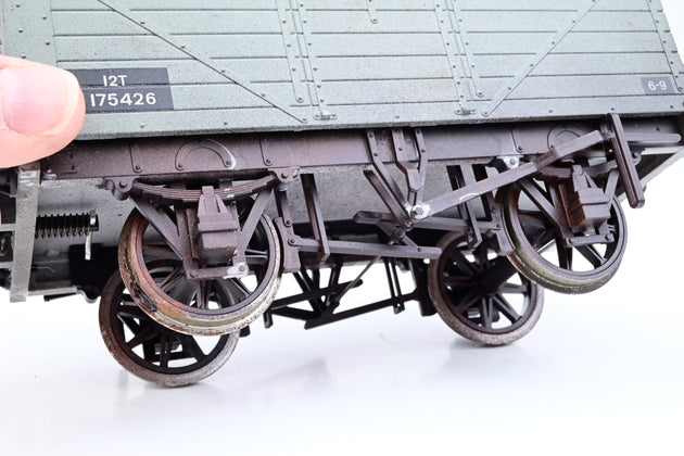 Northern Fine Scale Gauge 1 10mm BR Grey 7-Plank Side & End Door Wagon No.E175426 - Boxed