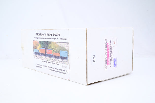 Northern Fine Scale Gauge 1 10mm BR Grey 7-Plank Side & End Door Wagon No.E175426 - Boxed