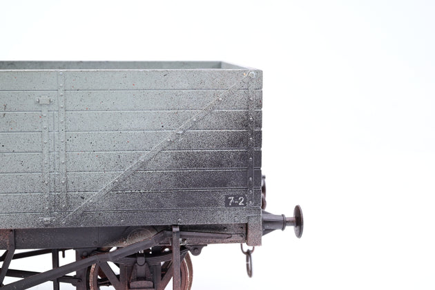 Northern Fine Scale Gauge 1 10mm BR Grey 12T 7-Plank Side & End Door Wagon No.M162406 - Boxed