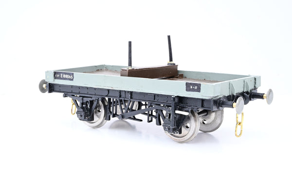 Kit Built Gauge 1 10mm BR Grey 1-Plank Wagon No.E188065 - Boxed