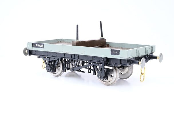 Kit Built Gauge 1 10mm BR Grey 1-Plank Wagon No.E188065 - Boxed