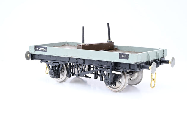 Kit Built Gauge 1 10mm BR Grey 1-Plank Wagon No.E188065 - Boxed