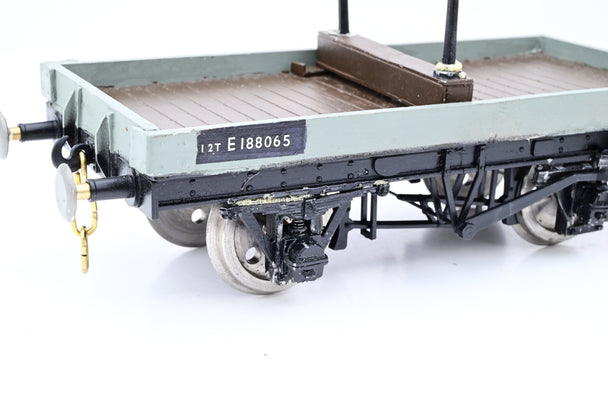 Kit Built Gauge 1 10mm BR Grey 1-Plank Wagon No.E188065 - Boxed