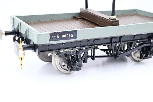 Kit Built Gauge 1 10mm BR Grey 1-Plank Wagon No.E188065 - Boxed