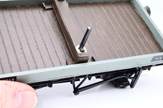 Kit Built Gauge 1 10mm BR Grey 1-Plank Wagon No.E188065 - Boxed
