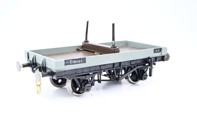 Kit Built Gauge 1 10mm BR Grey 1-Plank Wagon No.E188603 - Boxed