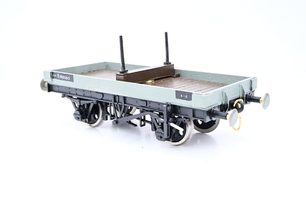 Kit Built Gauge 1 10mm BR Grey 1-Plank Wagon No.E188603 - Boxed