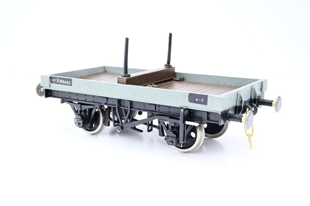 Kit Built Gauge 1 10mm BR Grey 1-Plank Wagon No.E188603 - Boxed