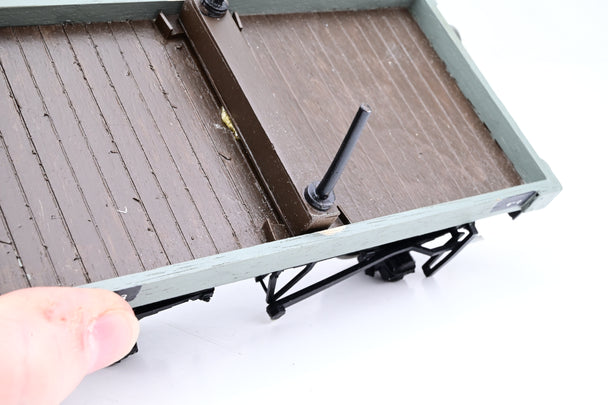 Kit Built Gauge 1 10mm BR Grey 1-Plank Wagon No.E188603 - Boxed
