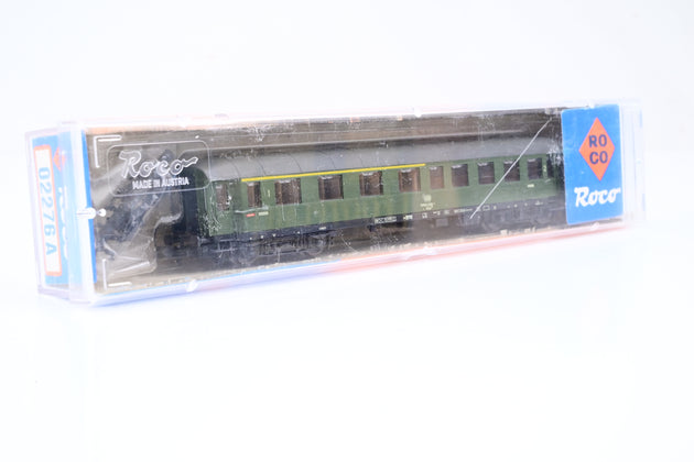Roco N Gauge 02276A DB Green 1st/2nd Class Passenger Coach No.50-80-37-11556-7 - Boxed