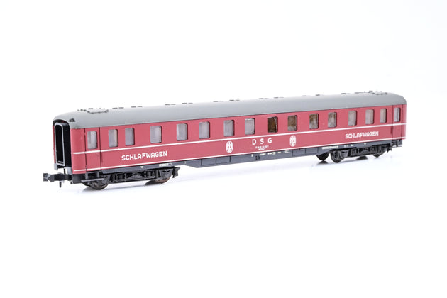 Roco N Gauge 02269A DSG Maroon 'Schlafwagen' Sleeping Coach No.51 80 06-56070-1 - Boxed