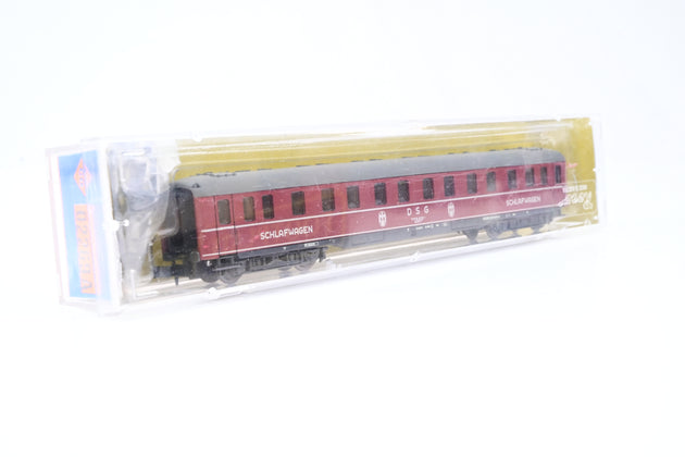 Roco N Gauge 02269A DSG Maroon 'Schlafwagen' Sleeping Coach No.51 80 06-56070-1 - Boxed