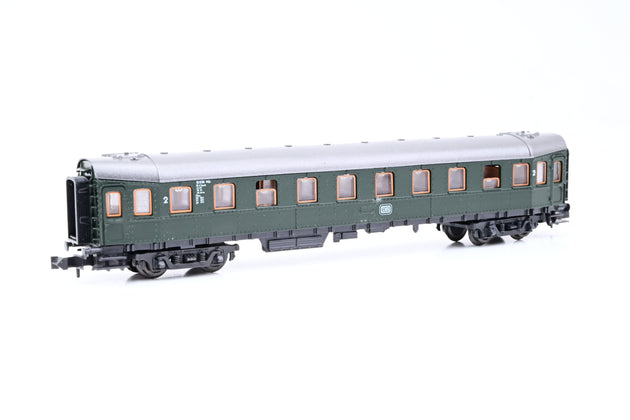 Roco N Gauge 2256 DB Green 2nd Class Passenger Coach No.16036 - Boxed