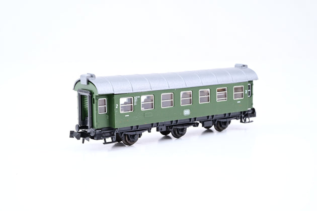 Roco N Gauge 24204 DB Green 6-Wheel 2nd Class Passenger Coach No.90273 - Boxed
