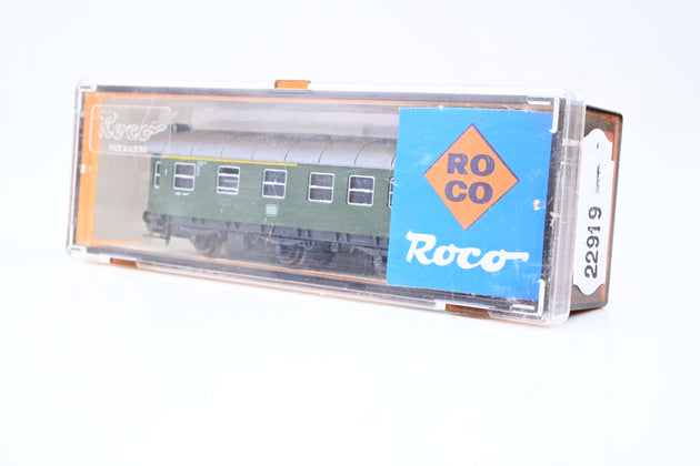 Roco N Gauge 02251S DB Green 6-wheel 1st/2nd Class Passenger Coach No.37 959 Kol - Boxed