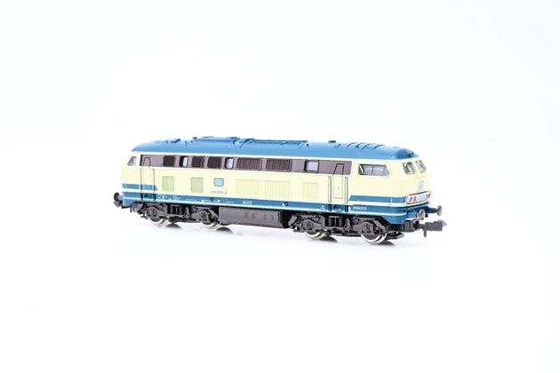 Roco N Gauge 2150B DB Ocean Blue/Beige Class BR215 Diesel Locomotive No.215 033-2 - Boxed