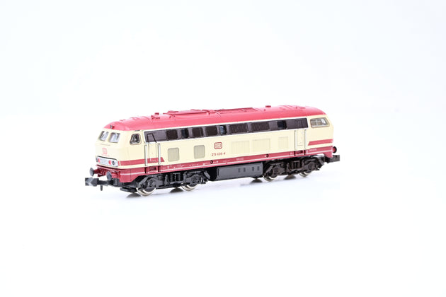 Roco N Gauge 2150C DB Red/Beige TEE Class BR215 Diesel Locomotive No.215 036-4 - Boxed
