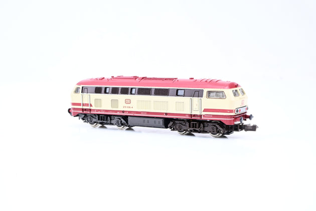 Roco N Gauge 2150C DB Red/Beige TEE Class BR215 Diesel Locomotive No.215 036-4 - Boxed
