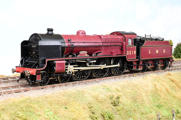 Lee Marsh O Gauge LMS Crimson Patriot Class 5XP No.5519 'Lady Godiva' - DCC Sound, Boxed