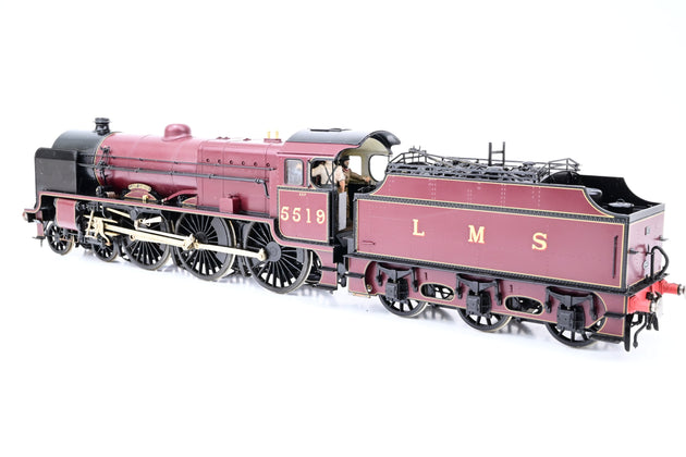 Lee Marsh O Gauge LMS Crimson Patriot Class 5XP No.5519 'Lady Godiva' - DCC Sound, Boxed
