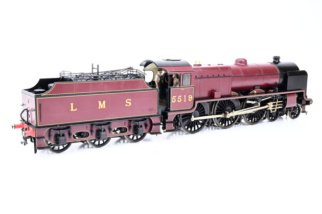 Lee Marsh O Gauge LMS Crimson Patriot Class 5XP No.5519 'Lady Godiva' - DCC Sound, Boxed