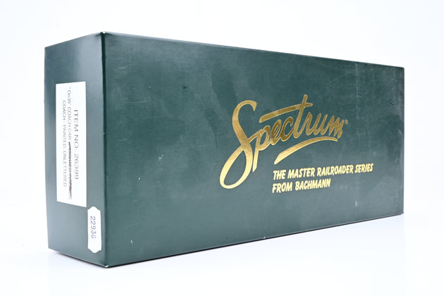 Spectrum On30 26399 Green Unlettered Passenger Coach - Boxed