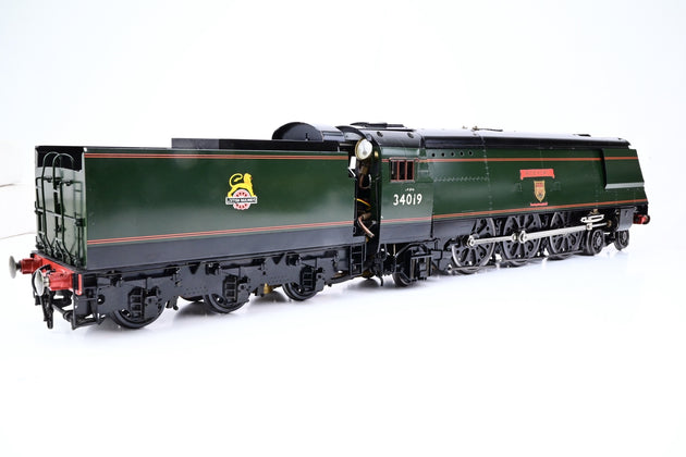 Aster Gauge 1 Live Steam (1:32 Scale) BR Green West Country Class No.34019 'Bideford'