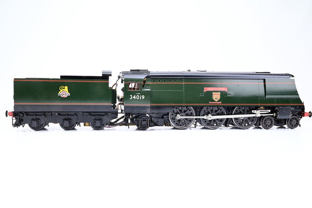 Aster Gauge 1 Live Steam (1:32 Scale) BR Green West Country Class No.34019 'Bideford'