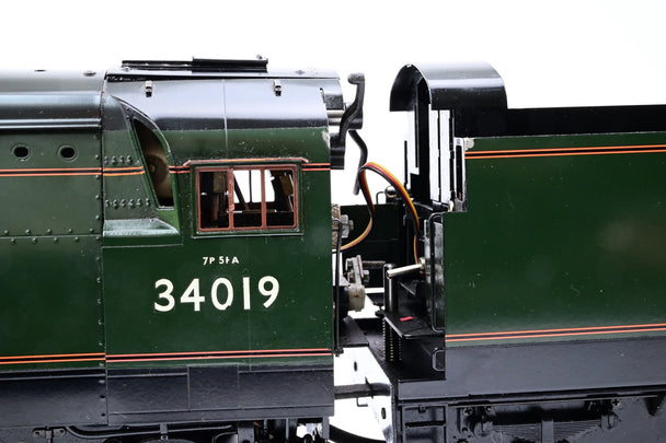 Aster Gauge 1 Live Steam (1:32 Scale) BR Green West Country Class No.34019 'Bideford'