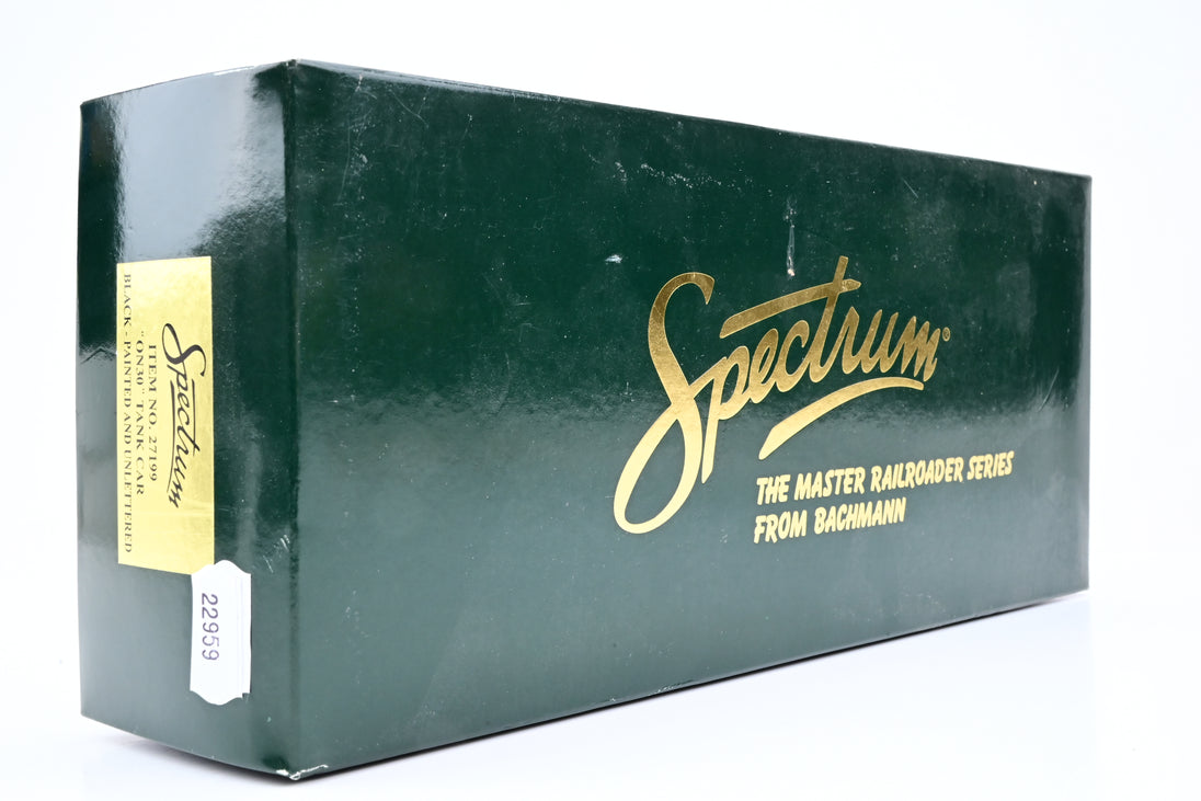 Spectrum On30 27199 Black Unlettered Tank Car - Boxed