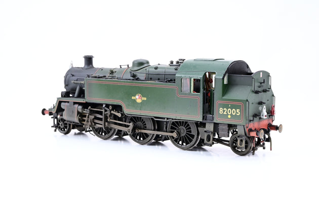 Bachmann OO Gauge 31-976 Standard 3MT Tank BR Lined Green Late Crest No.82005 - Unboxed