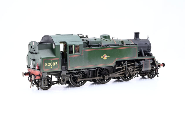Bachmann OO Gauge 31-976 Standard 3MT Tank BR Lined Green Late Crest No.82005 - Unboxed