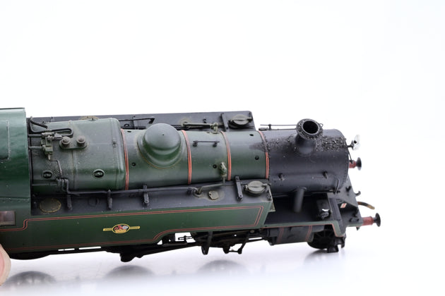 Bachmann OO Gauge 31-976 Standard 3MT Tank BR Lined Green Late Crest No.82005 - Unboxed
