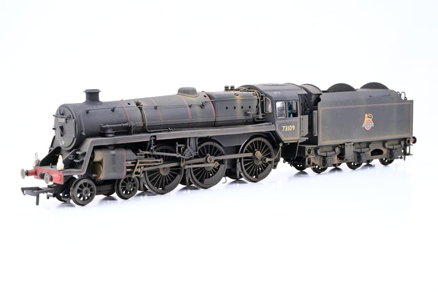 Bachmann OO Gauge 32-509 Standard 5MT BR Lined Black Early Emblem BR1B Tender No.73109 - Boxed