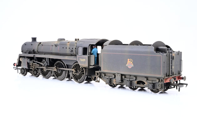 Bachmann OO Gauge 32-509 Standard 5MT BR Lined Black Early Emblem BR1B Tender No.73109 - Boxed
