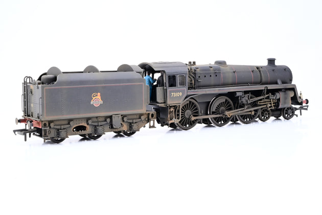 Bachmann OO Gauge 32-509 Standard 5MT BR Lined Black Early Emblem BR1B Tender No.73109 - Boxed