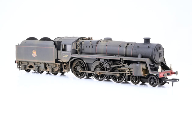 Bachmann OO Gauge 32-509 Standard 5MT BR Lined Black Early Emblem BR1B Tender No.73109 - Boxed