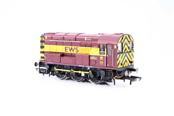 Hornby OO Gauge R2934 Class 08 Diesel Shunter EWS No.08865 - DCC Sound, Aftermarket Box