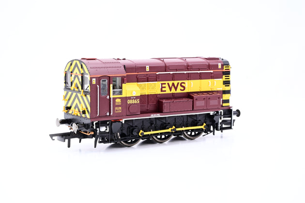 Hornby OO Gauge R2934 Class 08 Diesel Shunter EWS No.08865 - DCC Sound, Aftermarket Box