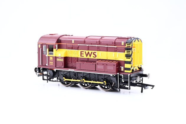 Hornby OO Gauge R2934 Class 08 Diesel Shunter EWS No.08865 - DCC Sound, Aftermarket Box