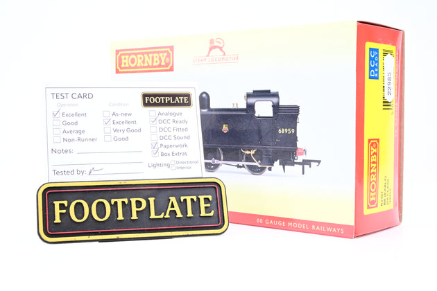 Hornby OO Gauge R3407 BR Black J50 Class 0-6-0T Early Emblem No.68959 - Boxed