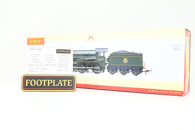 Hornby OO Gauge R2921 BR Green 4-6-0 Class B17/1 'Thorpe Hall' Early Emblem No.61637 - Boxed