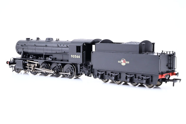 Bachmann OO Gauge 32-256 WD 2-8-0 Austerity BR Black Late Crest No.90566 - Boxed
