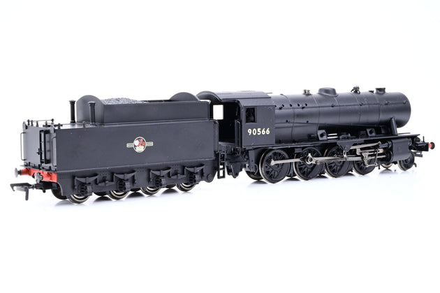 Bachmann OO Gauge 32-256 WD 2-8-0 Austerity BR Black Late Crest No.90566 - Boxed