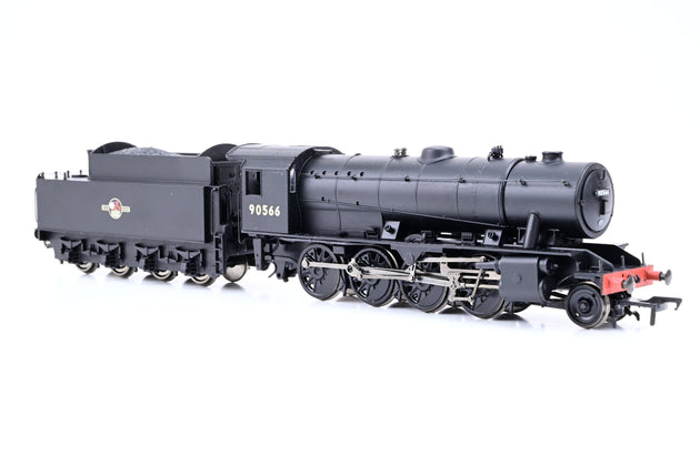 Bachmann OO Gauge 32-256 WD 2-8-0 Austerity BR Black Late Crest No.90566 - Boxed
