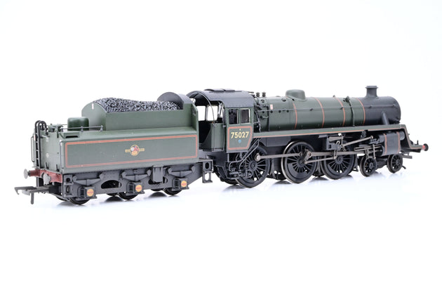 Bachmann OO Gauge 31-115 Standard Class 4MT BR2 Tender BR Lined Green Late Crest Weathered No.75027 - Boxed