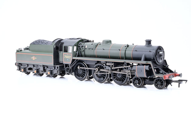 Bachmann OO Gauge 31-115 Standard Class 4MT BR2 Tender BR Lined Green Late Crest Weathered No.75027 - Boxed