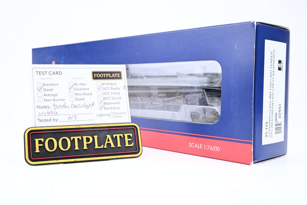 Bachmann OO Gauge 31-115 Standard Class 4MT BR2 Tender BR Lined Green Late Crest Weathered No.75027 - Boxed
